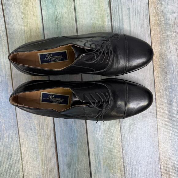 Italy Bragano Cole Haan Men\'s Black Dress Shoes Size 11.5 N Lace Up main image 7